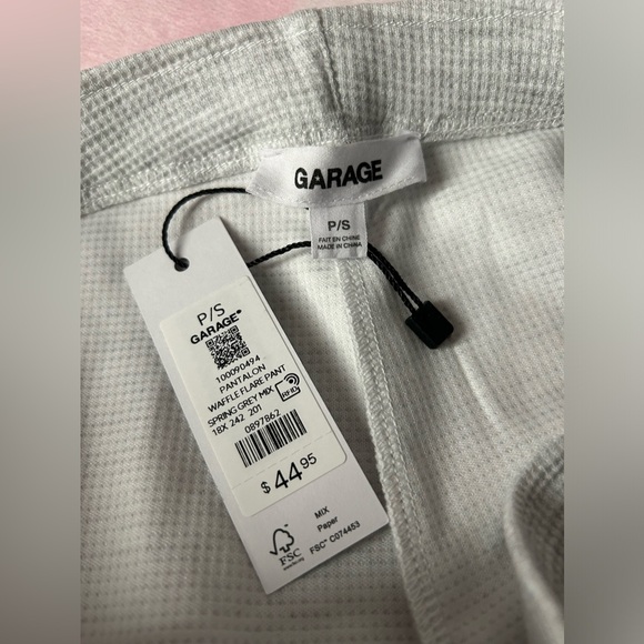 GARAGE Waffle Flare Pants- NWT - Picture 8 of 9